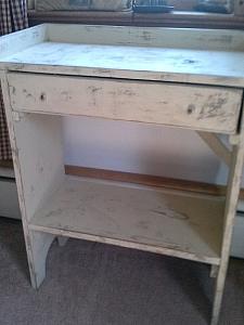 Accent Table with Draw  FREE SHIPPING / dry sink / decorative Table with shelf