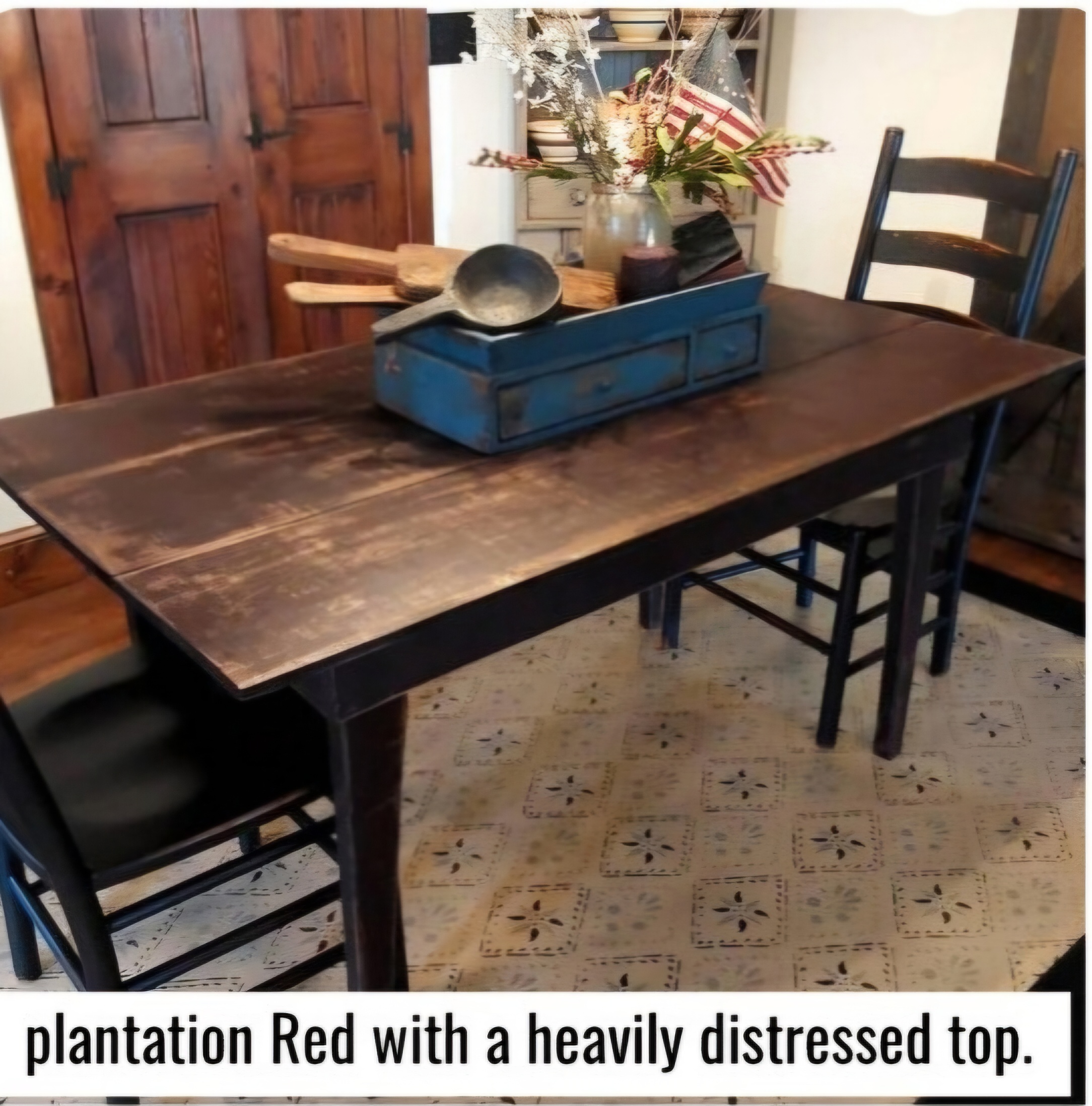 Farm Table / primitive Farm Table/ Farmhouse table / Scrub table