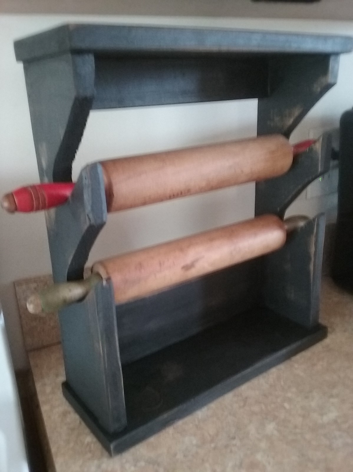 Counter Top Rolling Pin Holder For (2)